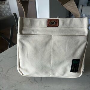 Dooney & Bourke Cream Canvas Tote